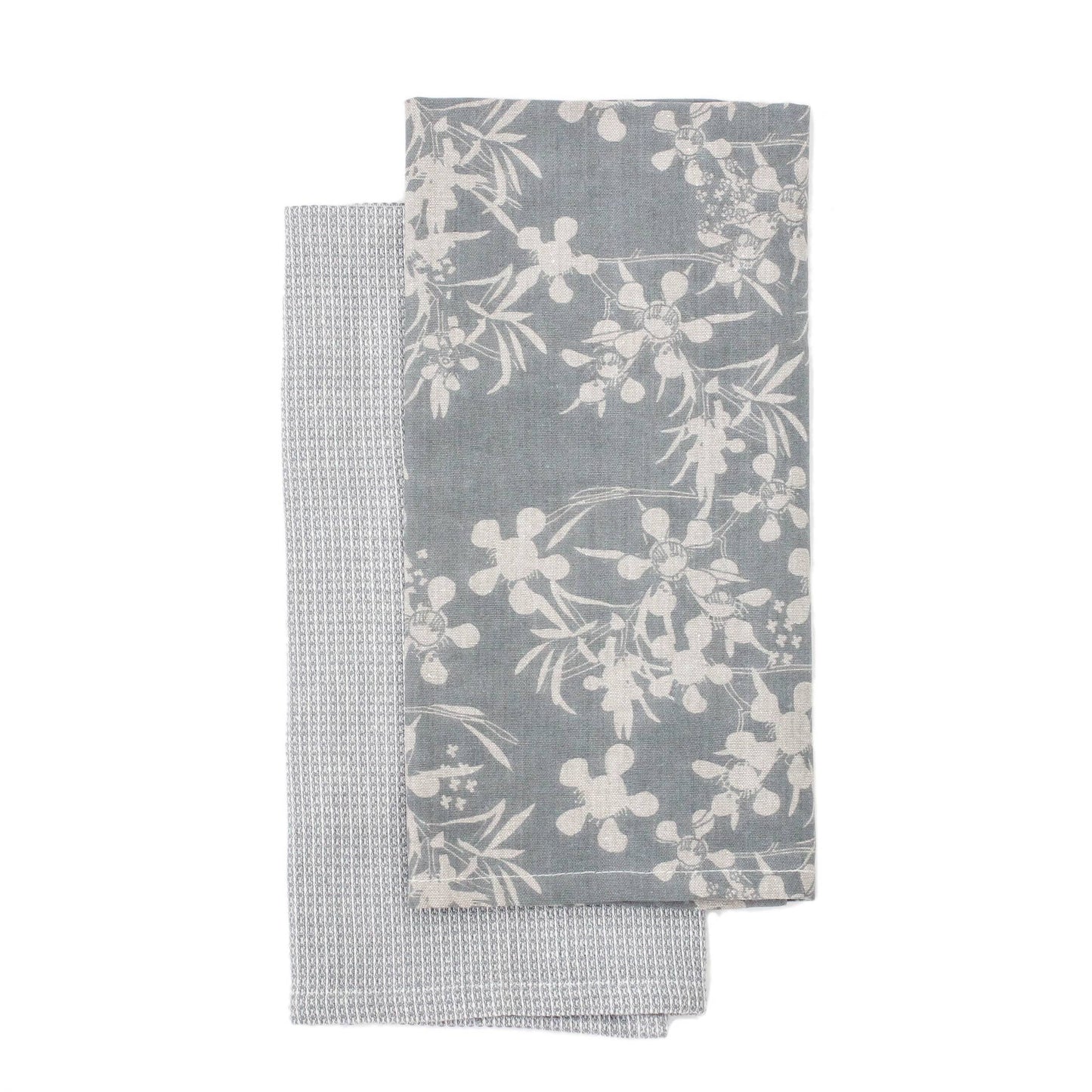 Raine & Humble - Myrtle Tea Towel set of 2 - Slate