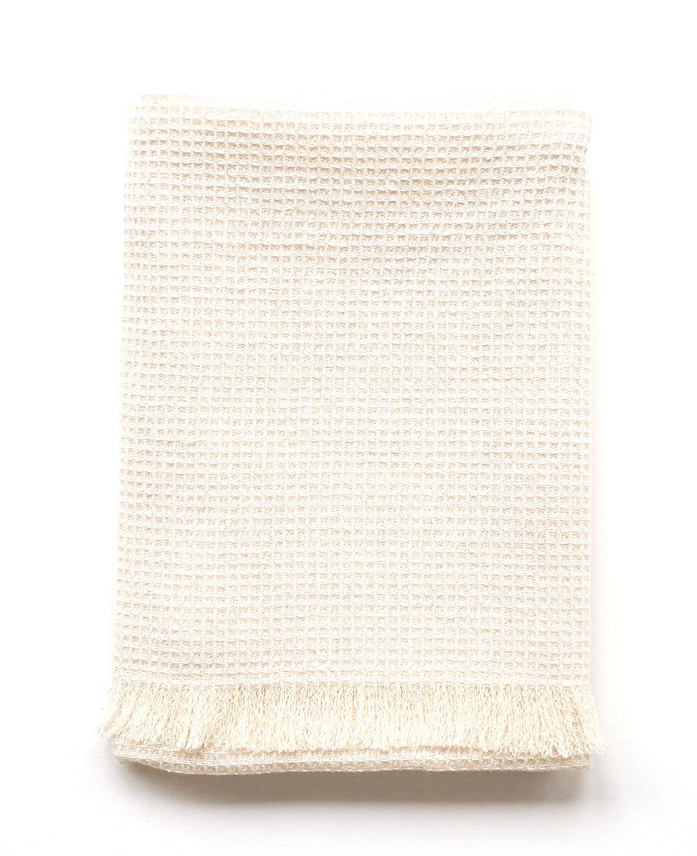Raine & Humble - Tea Towel Natural with Fringe