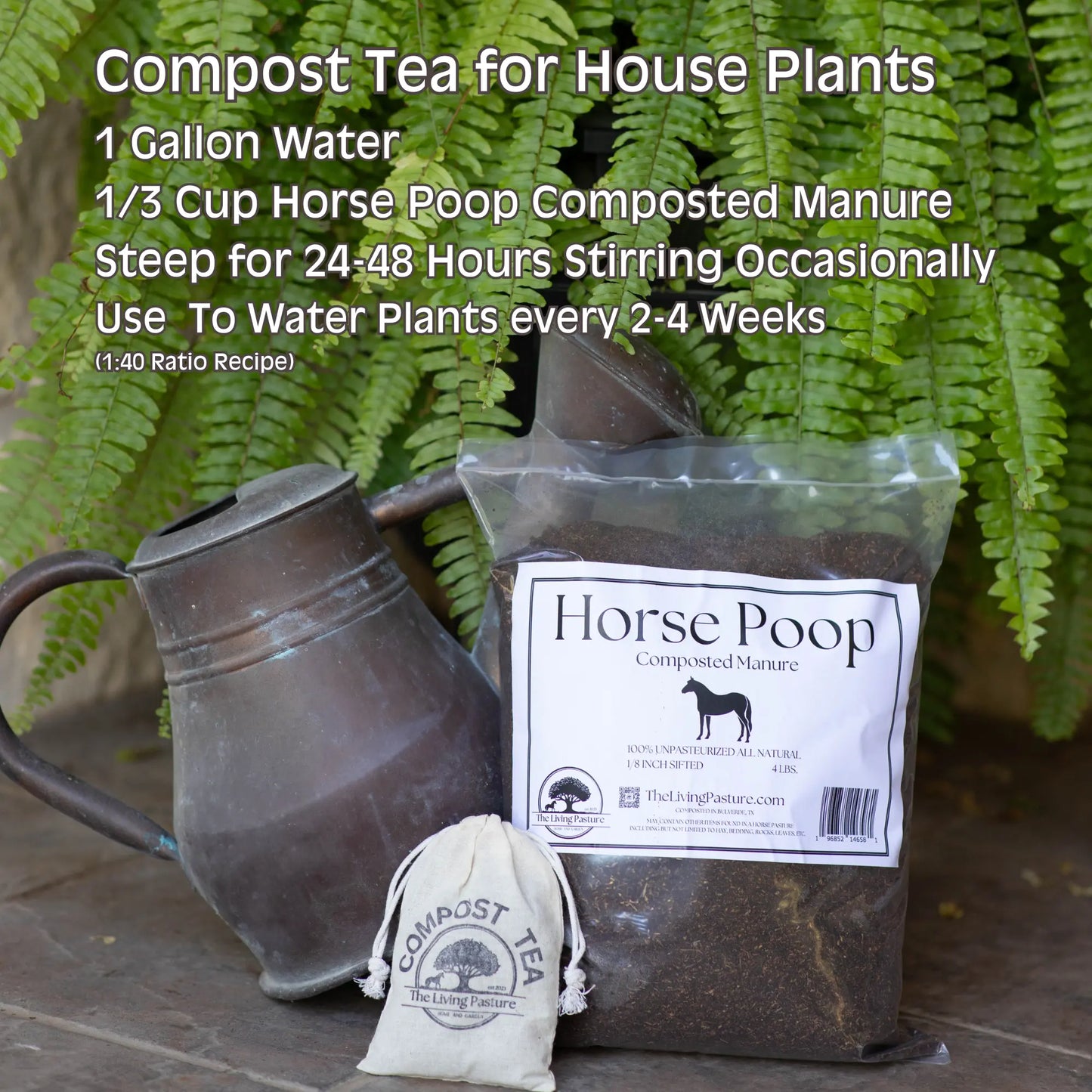 Horse Poop: Composted Horse Manure Fertilizer – All-Natural Soil Amendment The Living Pasure