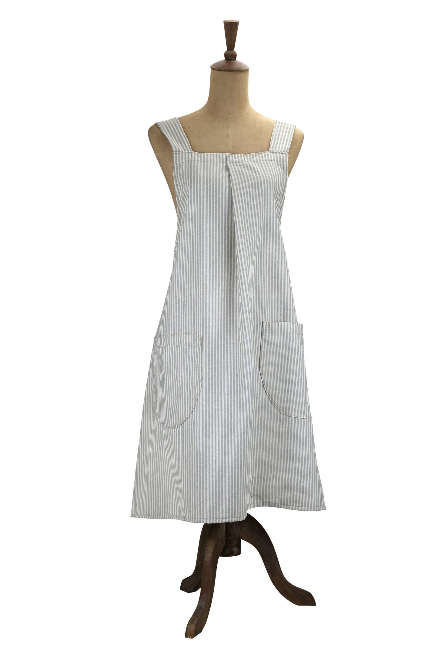 Raine & Humble - Powder Blue Abby Stripe Apron