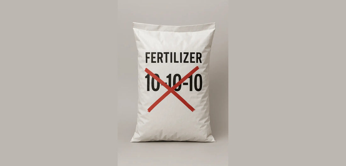 Why Our Products Don't Have the Typical Fertilizer Ratio on the Packaging....And Why That's a Good Thing for Your Garden The Living Pasture