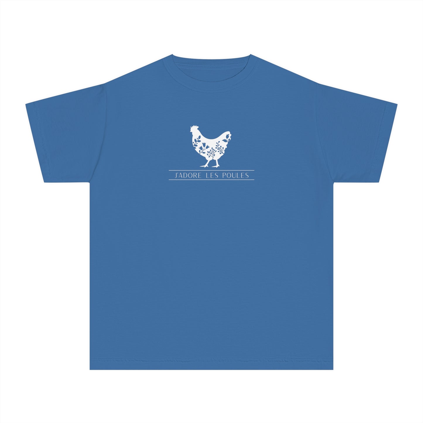 Chicken Love j'adore les poules Youth T-Shirt