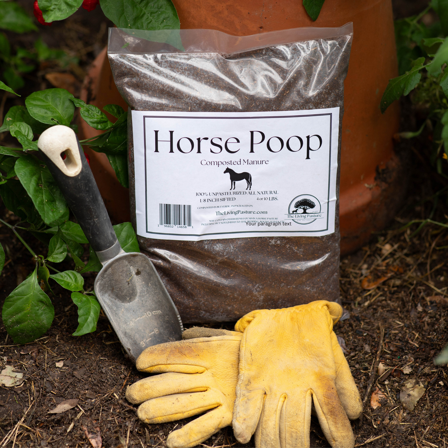 Horse Poop:  Composted Manure Soil Amendment
