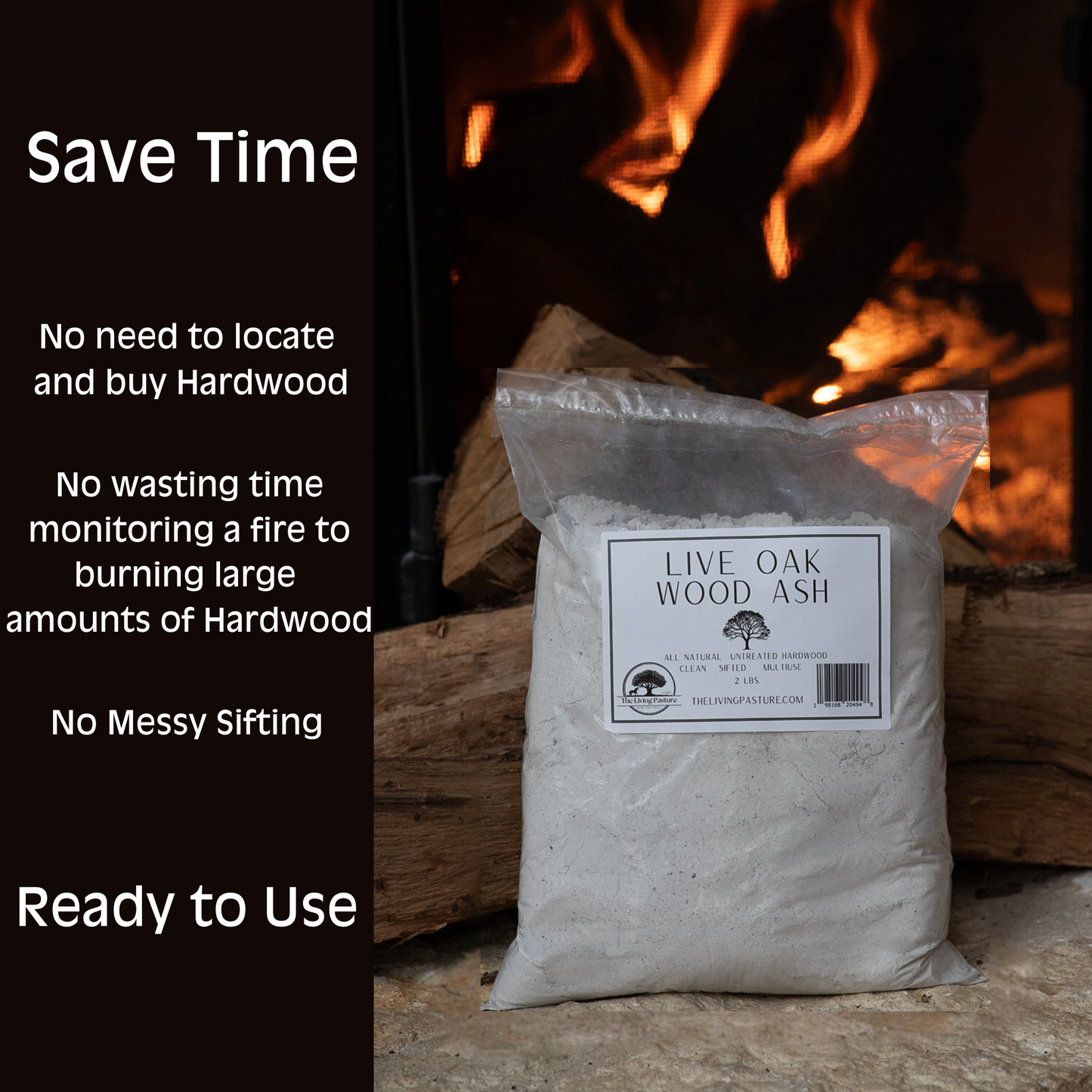 Live Oak Wood Ash